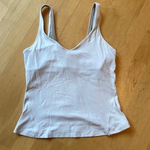 White lululemon align tank, sz 6